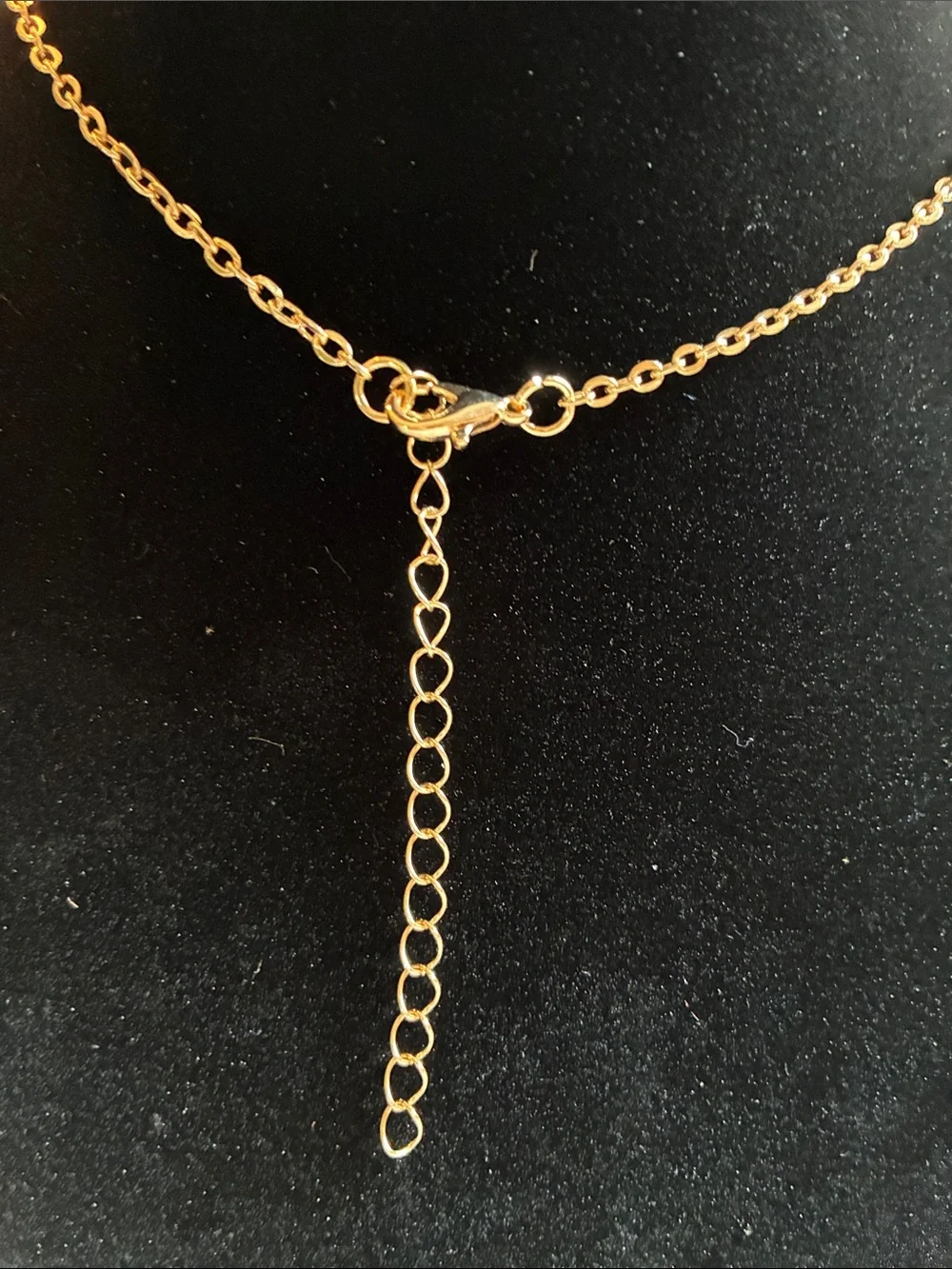 Make A Wish Gold Heart Necklace with Crystals